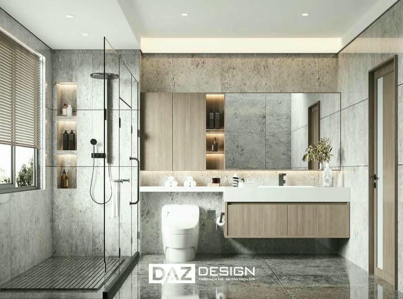 MDF chống ẩm lõi xanh, nhựa Picomat và inox 304 là ba lựa chọn phù hợp