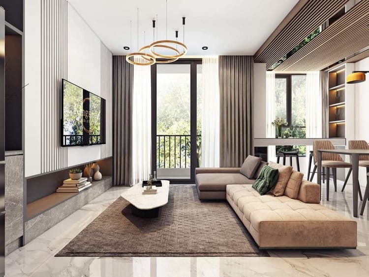 Thiết kế nội thất căn hộ Vinhomes Smart City hiện đại và sang trọng