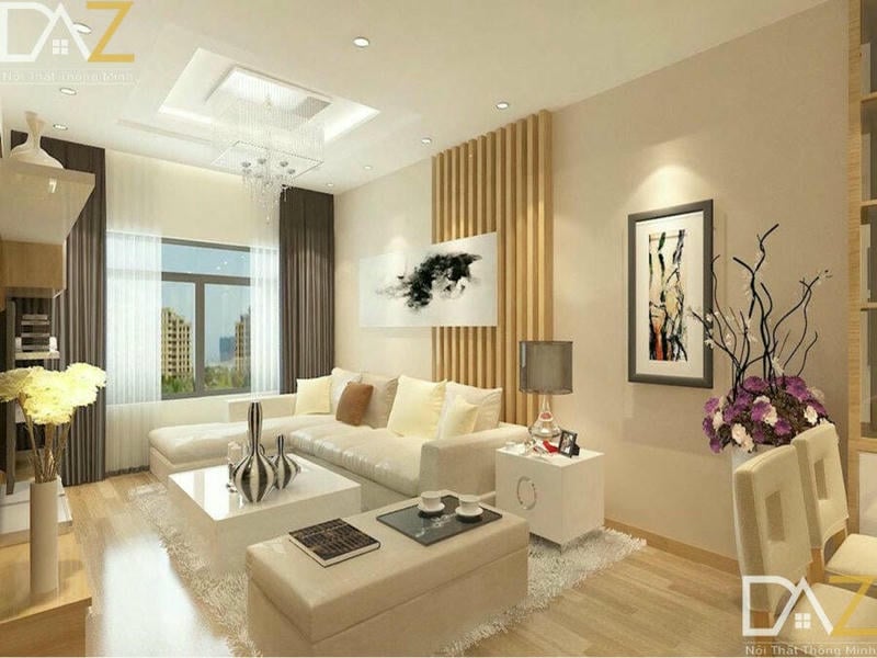 Thiết kế nội thất chung cư giúp tối ưu diện tích cho không gian sinh hoạt