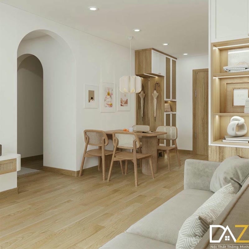 Thi Công Nội Thất Căn Hộ Chung Cư 2 PN 56.94m2 Hải Dương