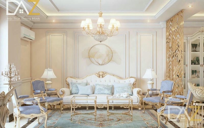Tông màu cổ điển pha hiện đại