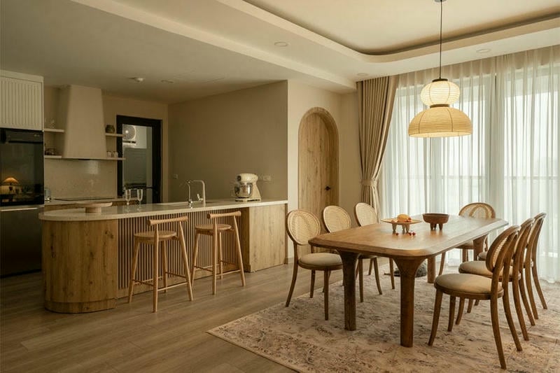 Xu hướng thiết kế thi công nội thất tông màu trung tính ấm áp