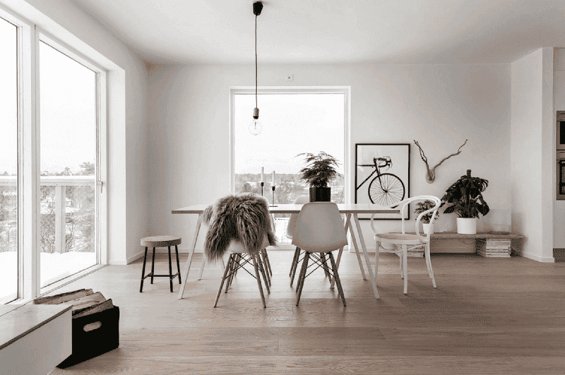 Thiết kế căn hộ với những món đồ nội thất tối giản