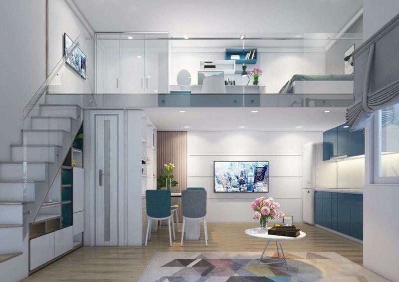 Thiết kế chung cư mini cho thuê - Chung cư mini 50m2