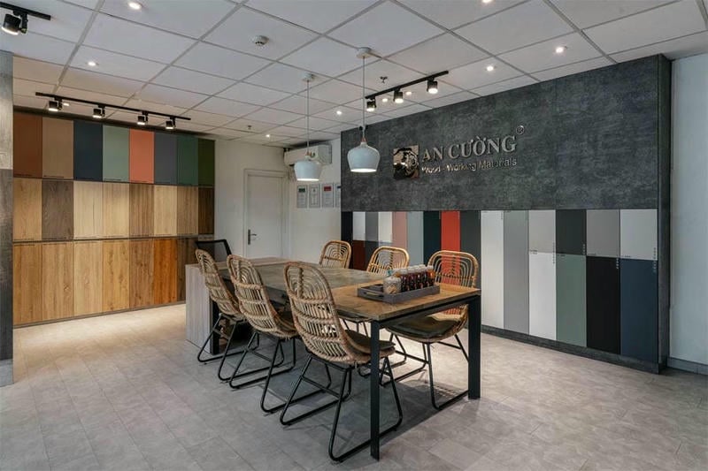MDF phủ laminate An Cường