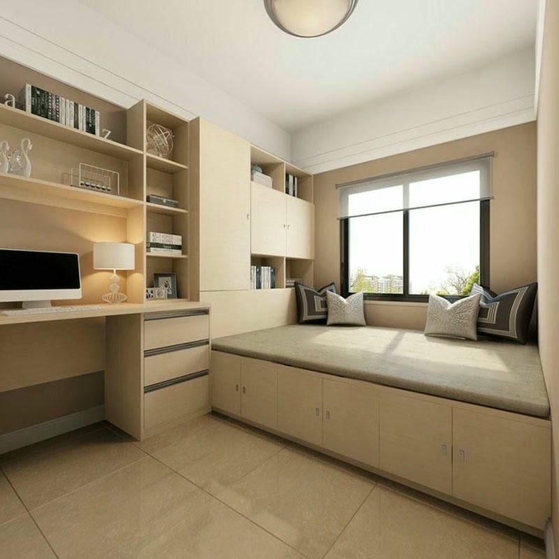 Giường ngủ liền tủ quần áo tiết kiệm diện tích sử dụng