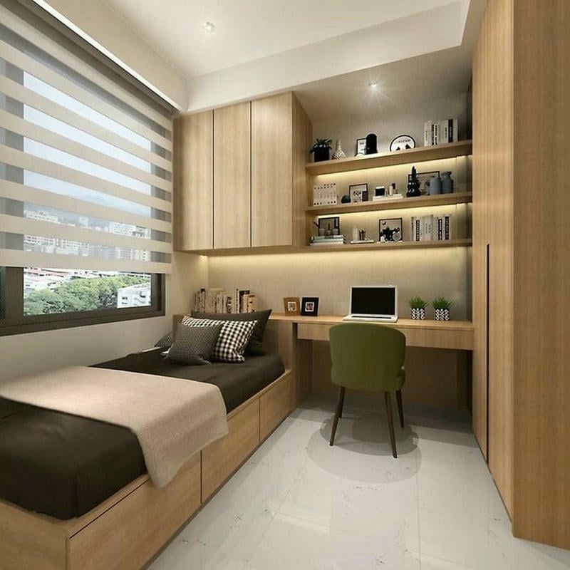 10+ Mẫu Giường Liền Tủ Quần Áo Đa Năng Cho Phòng Ngủ Nhỏ