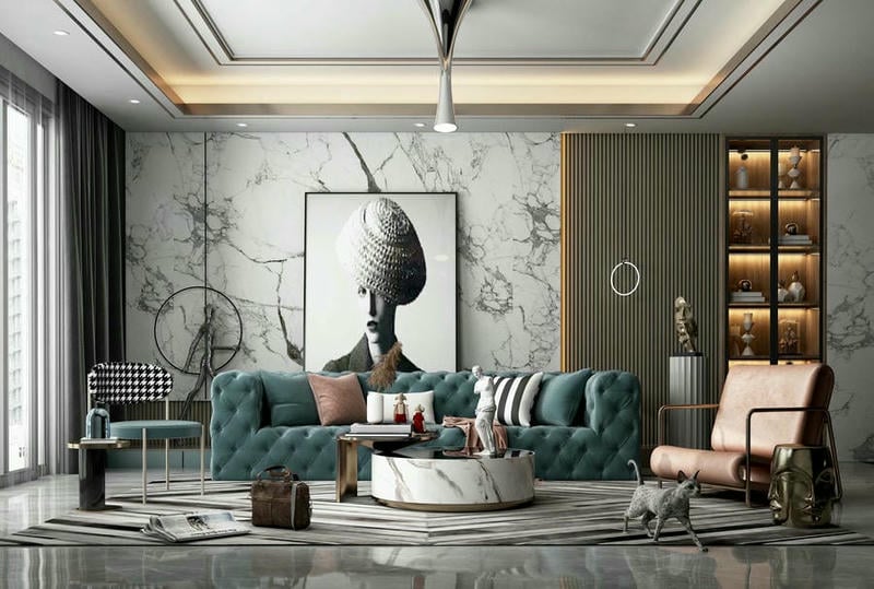 Ốp đá Cẩm Thạch