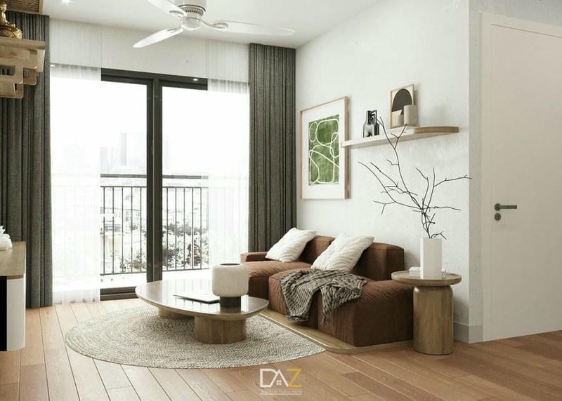 Một góc rất chill của phòng khách
