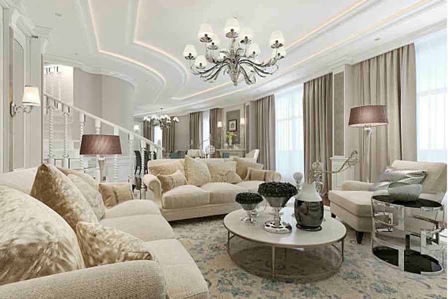 Nội thất nhà phố tân cổ điển