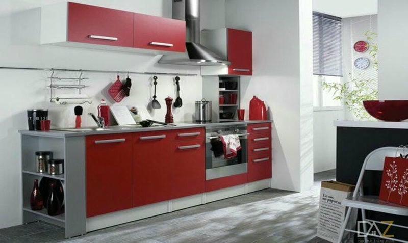 Tủ bếp chữ I ngắn 2m2