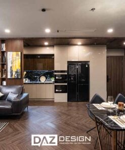 Tủ Bếp Acrylic An Cường AZ-17 Lõi Xanh Chống Ẩm