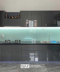 Tủ Bếp Acrylic Mdf An Cường Lõi Xanh Chống Ẩm Az-23
