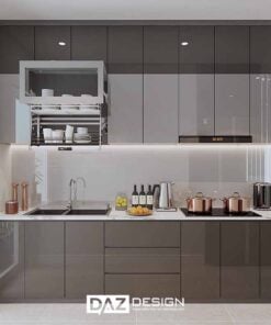 Tủ Bếp Acrylic Mdf An Cường Lõi Xanh Chống Ẩm Az-24