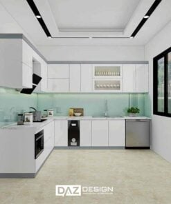 Tủ Bếp Acrylic Mdf An Cường Lõi Xanh Chống Ẩm Az-24