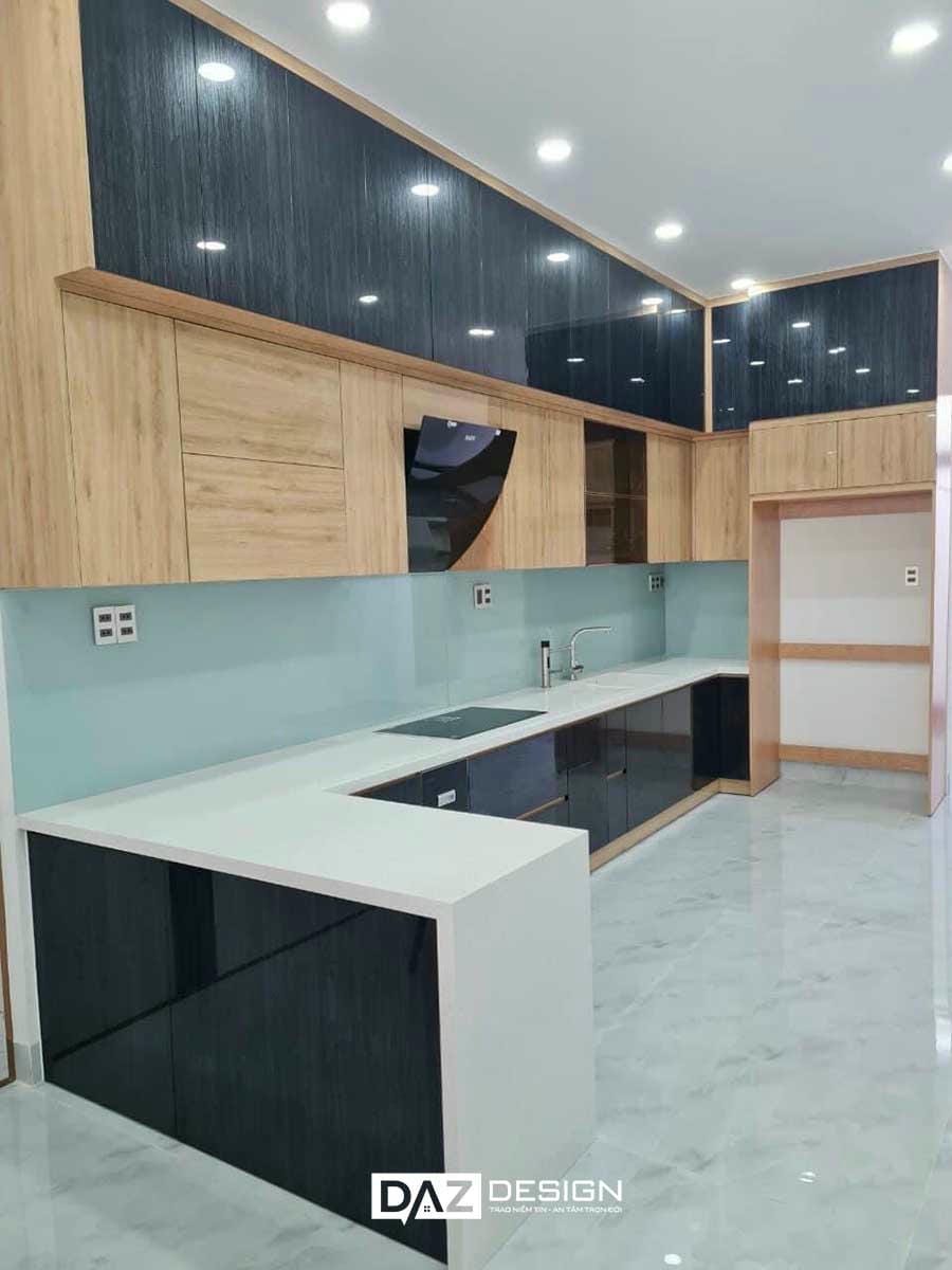 Tủ Bếp Mdf An Cường SHT-07 Acrylic, Laminate, Melamine