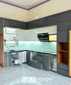 Tủ Bếp Mdf An Cường Az-08 Acrylic, Laminate, Melamine
