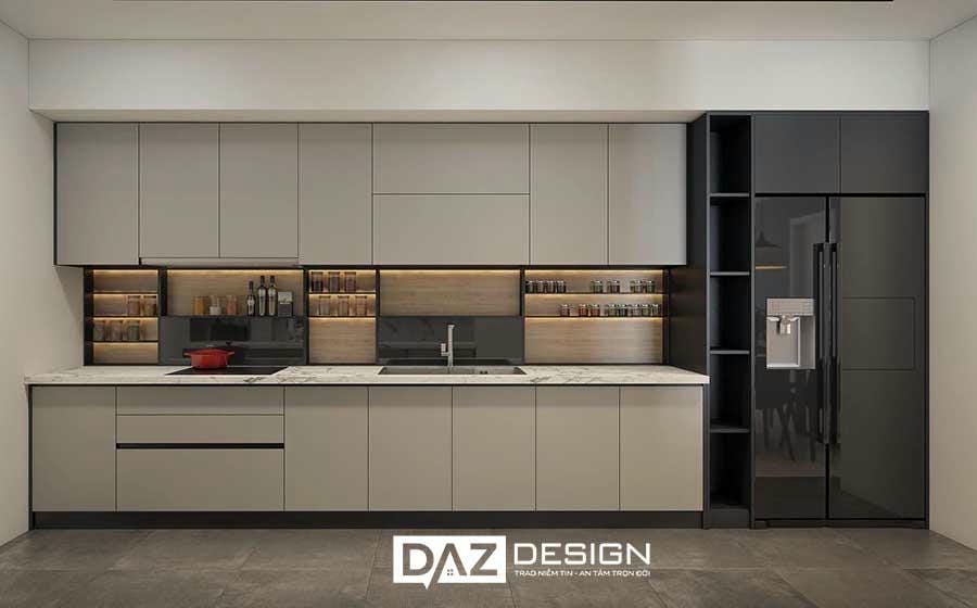 Tủ Bếp Mdf An Cường Az-08 Acrylic, Laminate, Melamine