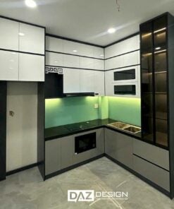 Tủ Bếp MDF An Cường AZ-12 Acrylic, Laminate, MelamineTủ Bếp Mdf An Cường Az-12 Acrylic, Laminate, Melamine