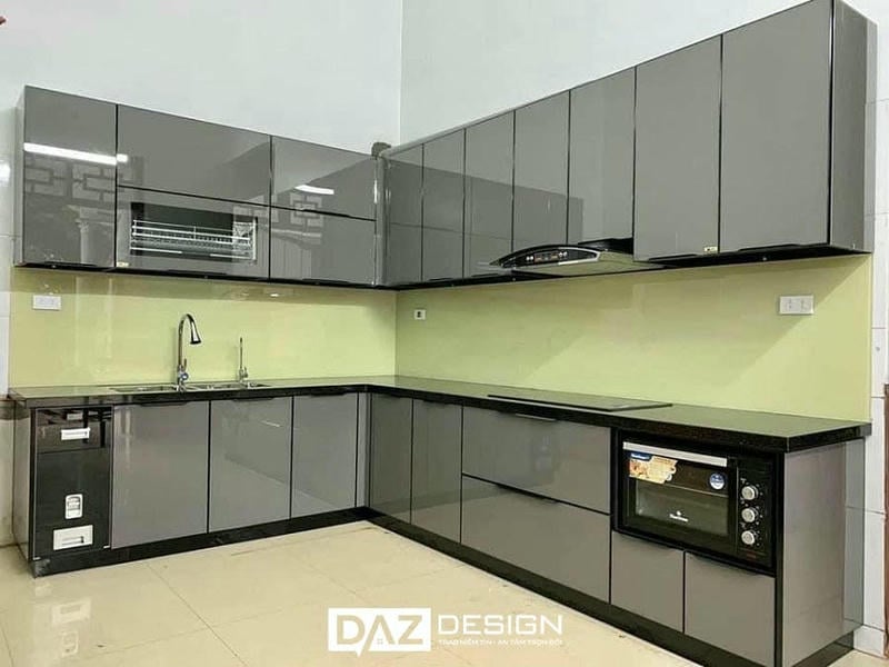 Tủ Bếp Mdf An Cường Az-17 Nhựa, Acrylic, Laminate