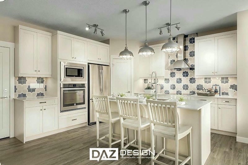 Tủ Bếp Mdf An Cường Az-18 Picomat, Acrylic, Laminate