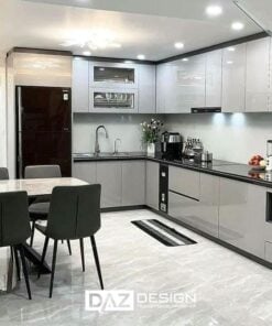Tủ Bếp Mdf An Cường Az-19 Picomat, Acrylic, Laminate