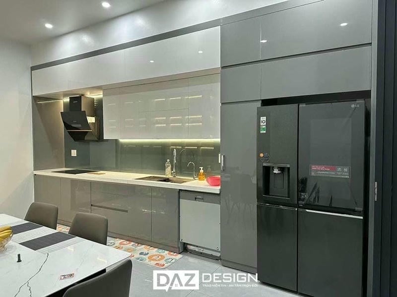 Tủ Bếp Mdf An Cường Az-20 Picomat, Acrylic, Laminate