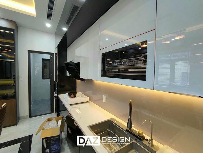 Tủ Bếp Mdf An Cường Az-20 Picomat, Acrylic, Laminate