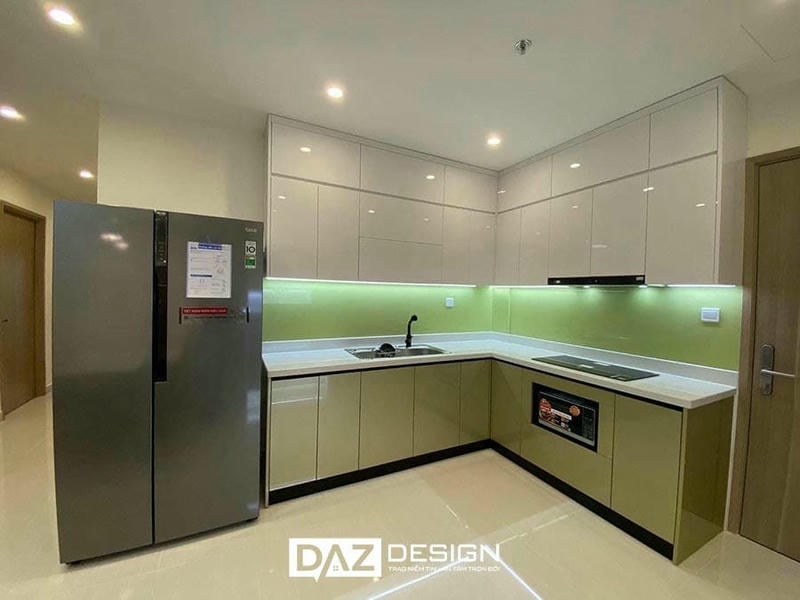 Tủ Bếp Mdf An Cường Az-21 Acrylic, Picomat, Laminate