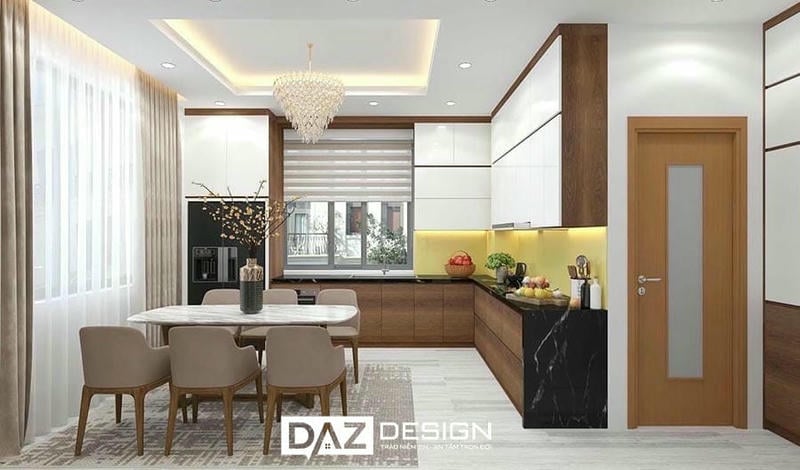 Chọn chất liệu tủ bếp phù hợp cho căn hộ chung cư hiện đại