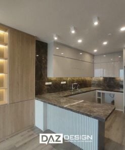 Tủ Bếp Mdf An Cường Az-24 Laminate, Acrylic, Melamine