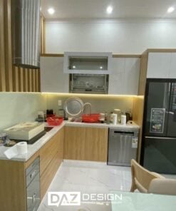 Tủ Bếp Mdf An Cường Az-24 Laminate, Acrylic, Melamine