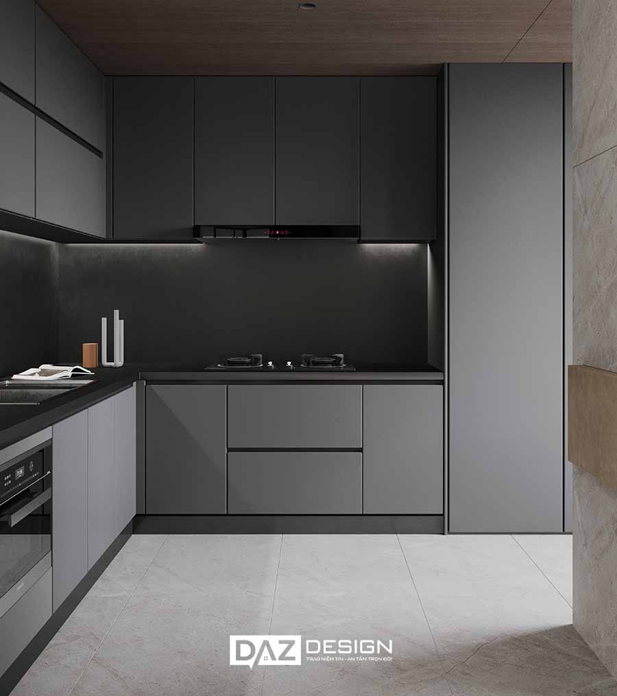 Tủ Bếp Mdf Thái Lan SHT-08 Chống Ẩm Tốt