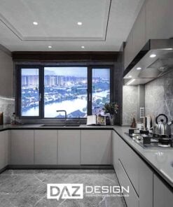 Tủ Bếp Mdf Thái Lan Az-09 Lõi Xanh Chống Ẩm