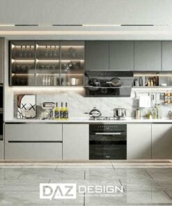 Tủ Bếp Mdf Thái Lan Az-14 Lõi Xanh Chống Ẩm