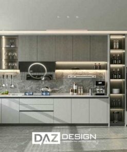 Tủ Bếp Mdf Thái Lan Az-14 Lõi Xanh Chống Ẩm