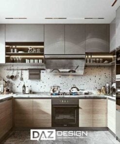 Tủ Bếp Mdf Thái Lan Az-16 Lõi Xanh Chống Ẩm