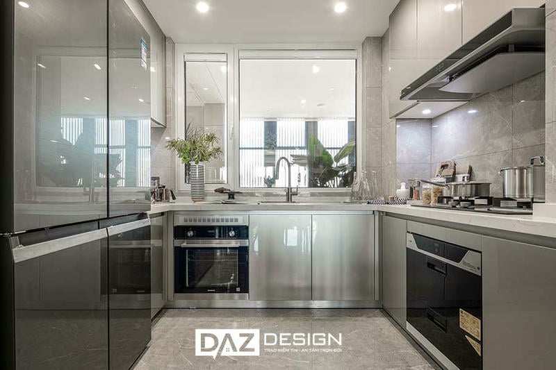 Tủ Bếp Mdf Thái Lan Chữ I, L, U Az-10