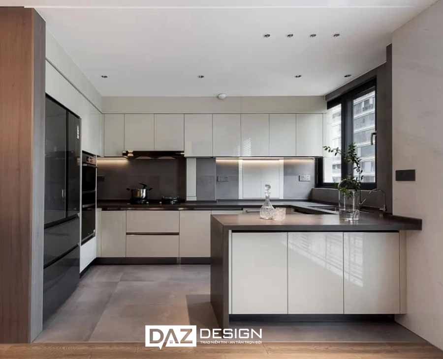 Tủ Bếp Gỗ MDF Lõi Xanh Chống Ẩm Thái Lan Phủ Acrylic