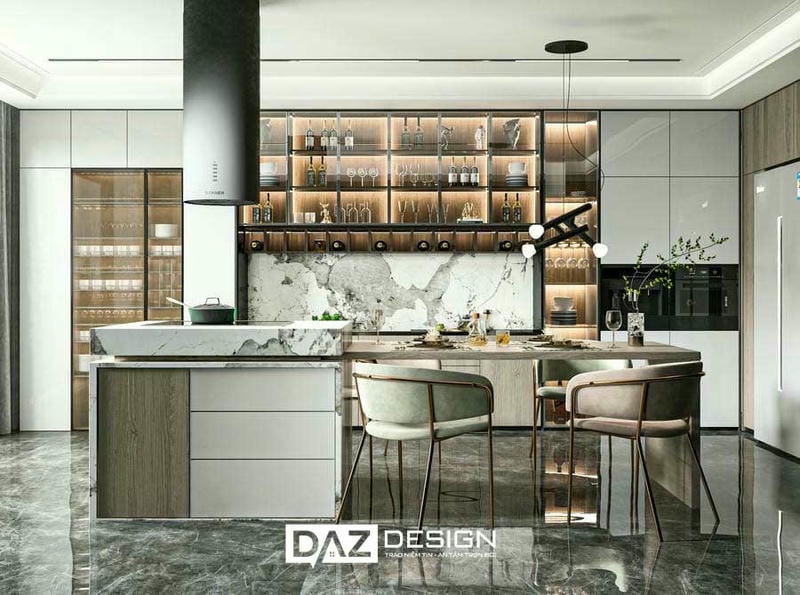 Tủ Bếp Mdf Thái Lan Lõi Xanh Chống Ẩm SHT-12