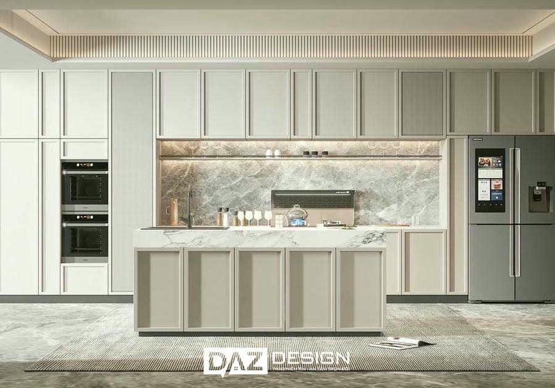 Tủ Bếp Mdf Thái Lan Lõi Xanh Chống Ẩm SHT-12
