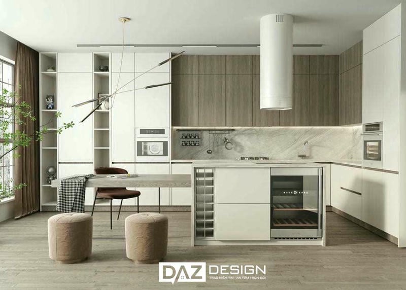 Tủ Bếp Mdf Thái Lan Lõi Xanh Chống Ẩm SHT-12