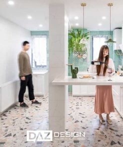 Tủ Bếp Mdf Thái Lan Lõi Xanh Chống Ẩm Chữ I, L, U Az-11