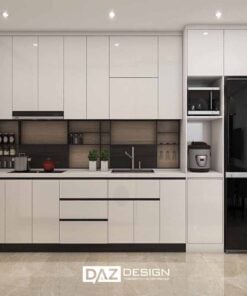Tủ Bếp Mdf Thái Lan Lõi Xanh Phủ Acrylic Az-02