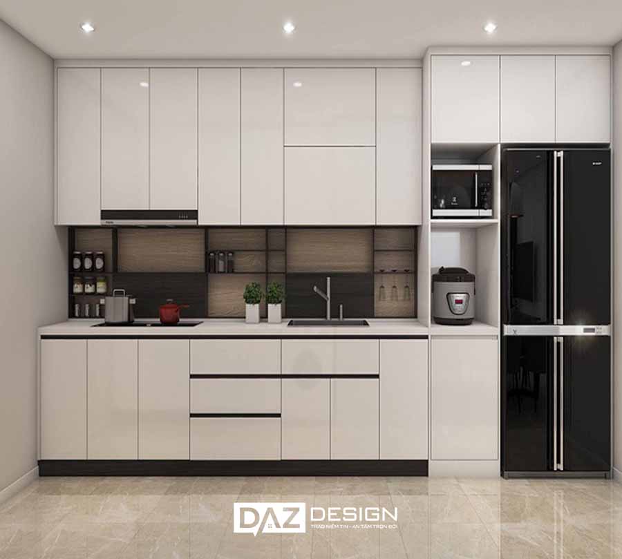 Tủ Bếp Gỗ MDF Lõi Xanh Chống Ẩm Thái Lan Phủ Acrylic