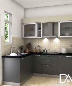 Tủ Bếp MDF An Cường AZ-22 Laminate, Acrylic, Sơn Inchemtu bep mdf an cuong AZ 22