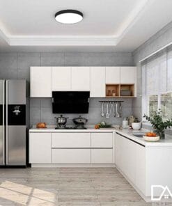 Tủ Bếp MDF An Cường SHT-23 Phủ Acrylic, Laminate, Melaminetu bep mdf an cuong AZ 23
