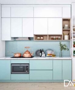 Tủ bếp MDF Thái Lan Lõi Xanh Cánh Phủ Acrylic SHT-01tu bep mdf thai lan AZ 01