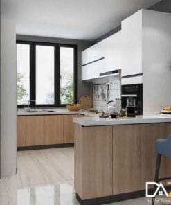 Tủ Bếp MDF Thái Lan Lõi Xanh Chống Ẩm SHT-04tu bep mdf thai lan AZ 04