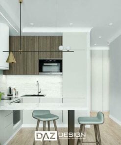 Tủ Bếp MDF An Cường Cánh Phủ Melamine DAZ-AC03Tủ Bếp Mdf An Cường Cánh Phủ Melamin Daz-03
